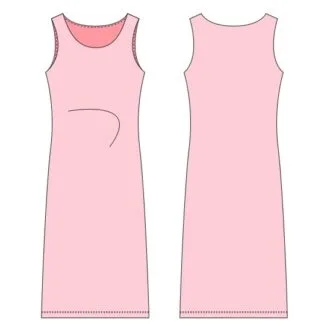 Женское платье-майка ( XS,S,M,L,XL)