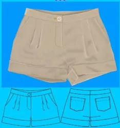 Женские короткие шорты (38-50 евро - наши 44-56)