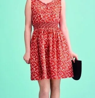 Женское летнее платье без рукавов (34-46eur)