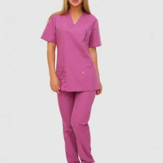 Медицинский женский костюм: кофта и брюки (XS-XL)