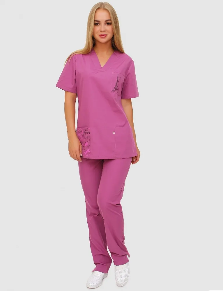 Медицинский женский костюм: кофта и брюки (XS-XL) — лист 1