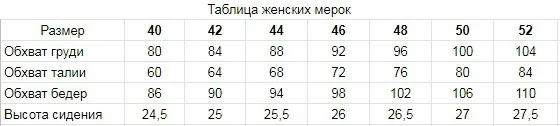 Комплект из трикотажа: топ и трусы (размер 40-52) — лист 4
