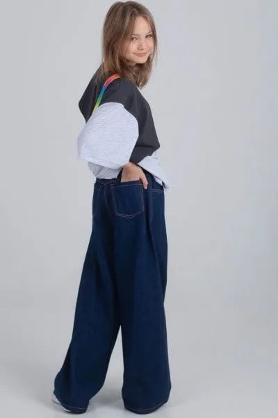 Викройка дитячих джинсів HipHop розміри 122 та 140, решта у джерелі