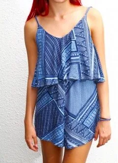 Женский короткий комбинезон (размеры 40-60)