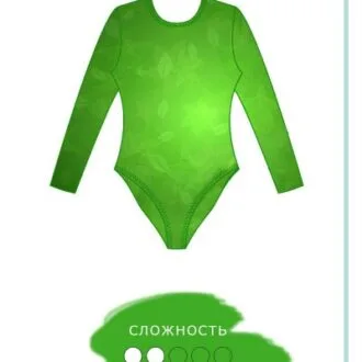 Гимнастический купальник для девочки на рост 98-164