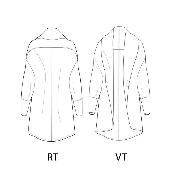 Парка и Кардиган для женщин (XS-XL) — лист 3