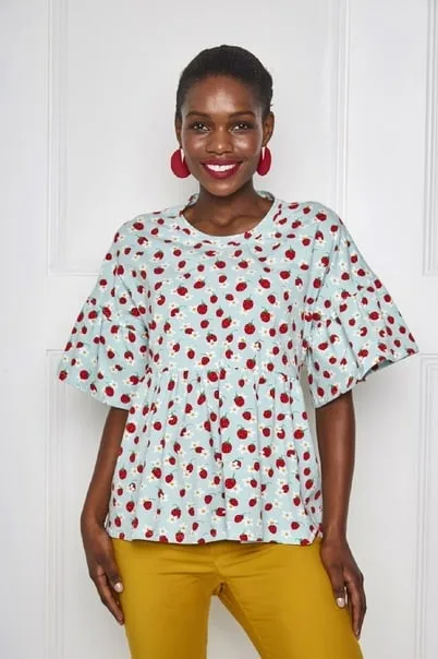 Женская блуза свободного кроя ( XS, S, M, L, XL) — лист 1