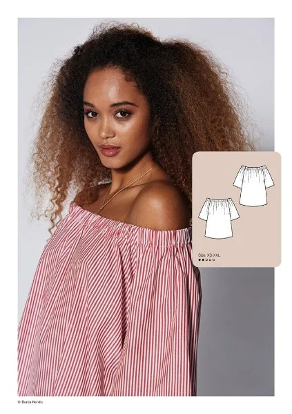 Женский топ с открытыми плечами ( XS-XXL) — лист 1