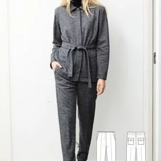 Брюки женские с карманами (размеры 36-46 eur)