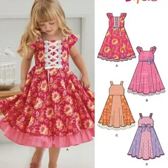 Нарядные платья для девочек без рукавов (3-8 лет)