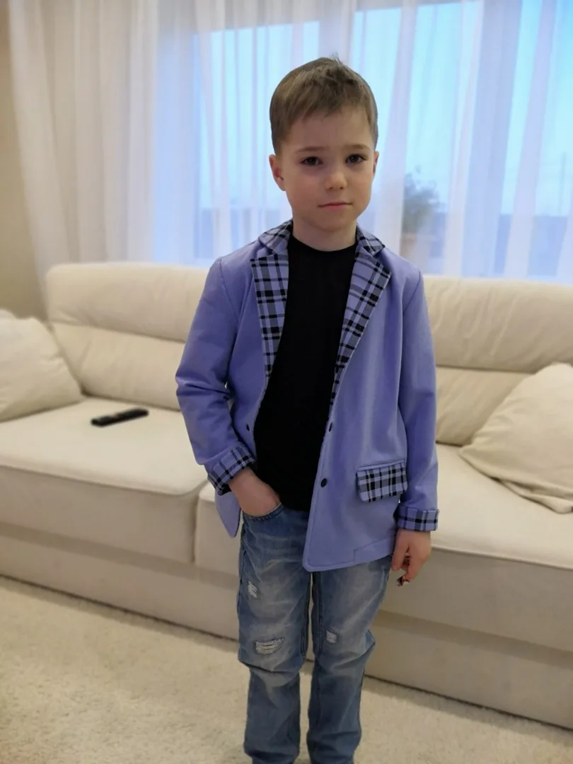 Дитячий трикотажний піджак (розмір 68-122)
