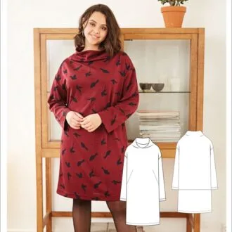 Трикотажное платье PLUS SIZE (44-60 евро (50-66 росс)