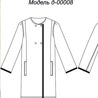 Пальто для девочки (104-140)
