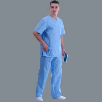 Мужской медицинский костюм свободного кроя, S-3XL