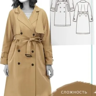 Женский тренчкот (размеры 40-66 Россия)