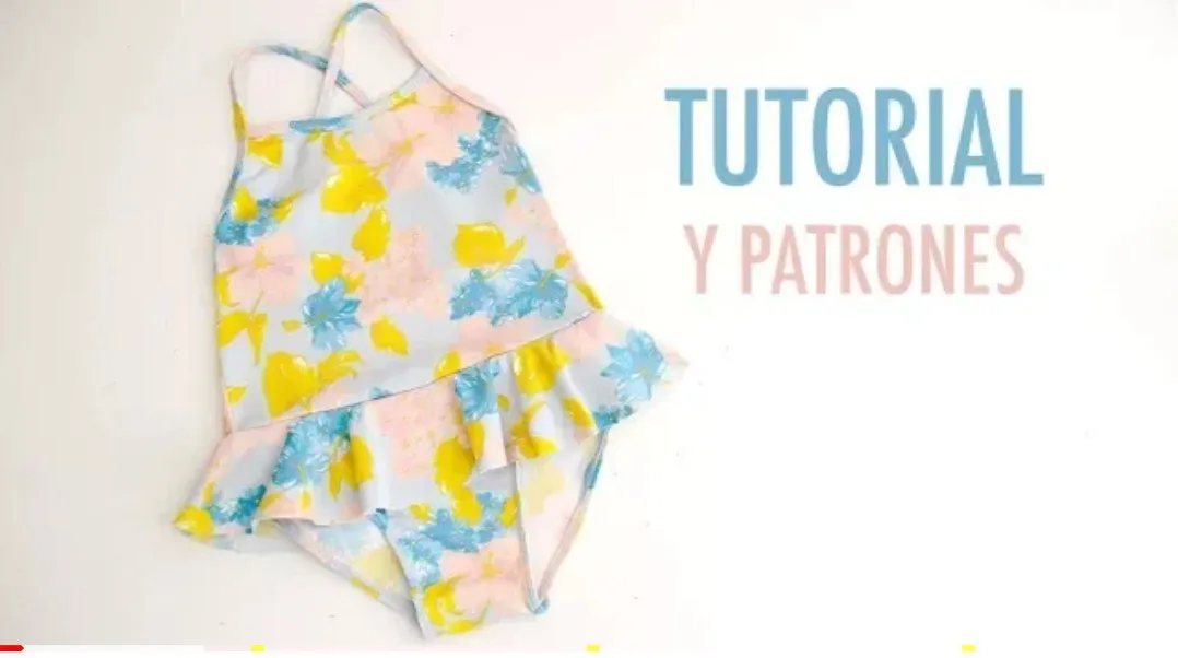 Детский купальник с баской (1-7 лет) — лист 1
