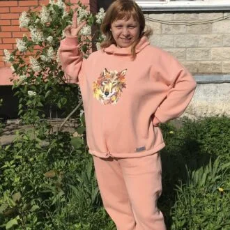 Спортивные штаны из футера 3-х нитки начёс (52)
