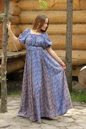 Платье-крестьянка с открытыми плечами, 44-52 — лист 3