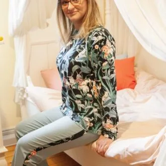Женская пижама из трикотажа (S, M, L)