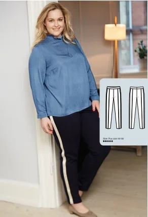 Брюки Plus Size 46-56 — лист 1