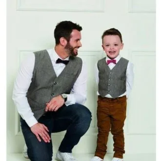Жилет в стиле Family Look для папы и сына, M-XL
