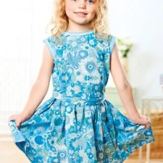 Детское платье без рукавов на 3-6 лет