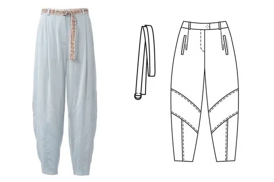 Женские брюки 36-44 размера — лист 3