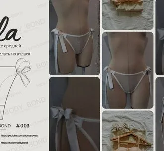 Трусики с бантиками, размеры XS–XL