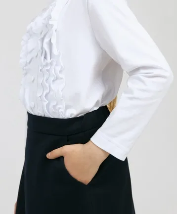 Выкройка школьной блузки на девочку — лист 2