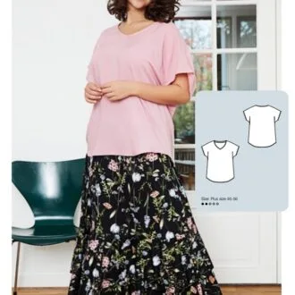 Женская блузка Plus size, размеры 46–56