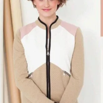 Жакет трикотажный размер 34-46 евро - размерная сетка внутри файла