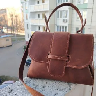 Выкройка кожаной сумочки