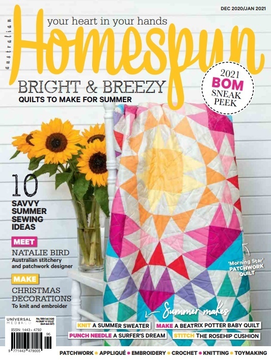 Журнал «Australian Homespun» №199/2020-2021
