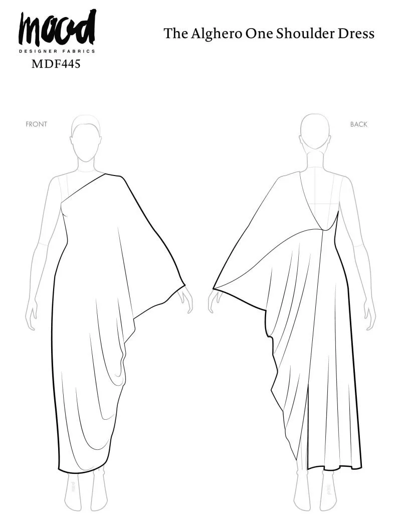 Асимметричное платье-туника с одним плечом XS-5XL — лист 3
