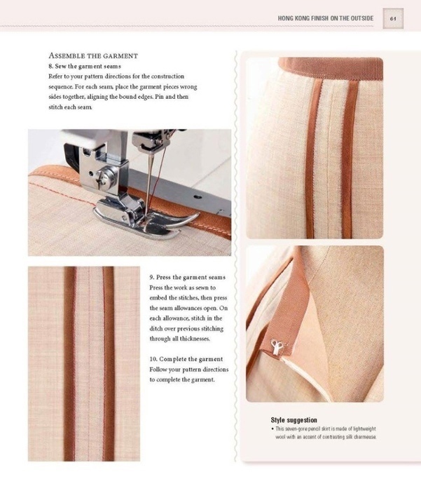 Книга «Complete Book of Sewing Techniques», Wendy Gardiner, 2017 — лист 6