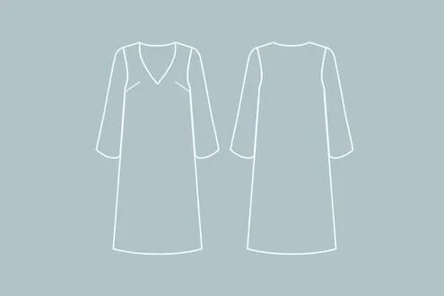 Платье «Linda» из натуральных тканей, 36-48 европейские размеры — лист 4