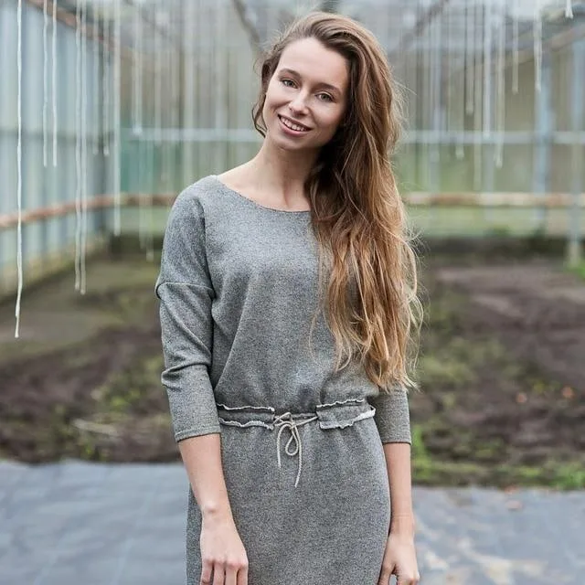 Женское платье со спущенным плечом «Rianne» на 34-48 европейские размеры