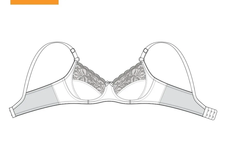 Бюстгальтер-балконет, чашки 30A–40DD/E