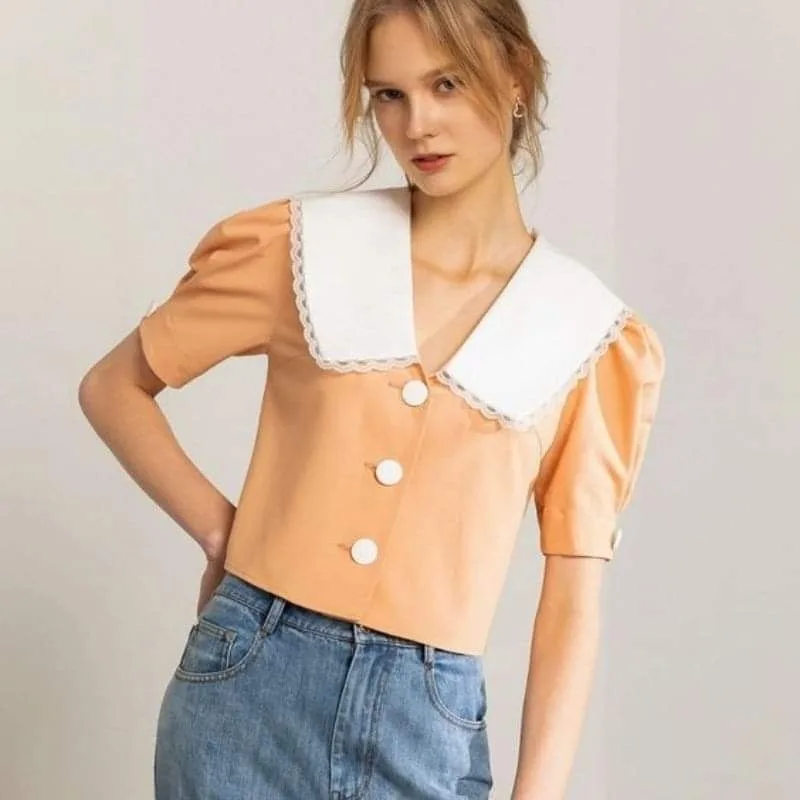 Блуза на пуговицах «Alana», XXS-5XL