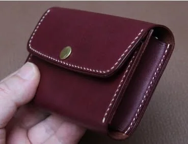 Визитница «A060 Name Card Wallet» с клапаном на кнопке