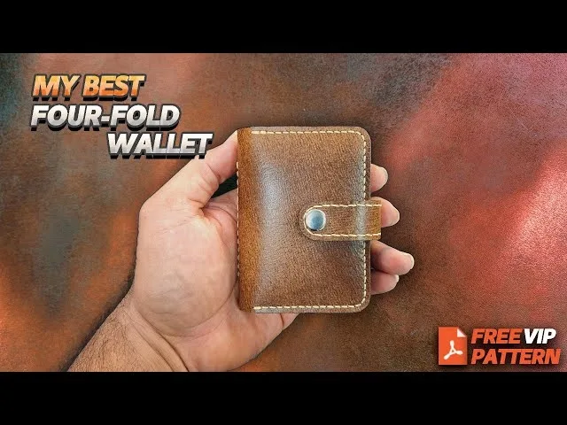 Кошелёк-трифолд с четырьмя отделениями