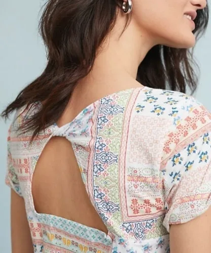 Женская футболка Erin twist back на размеры XXS–5XL — лист 3