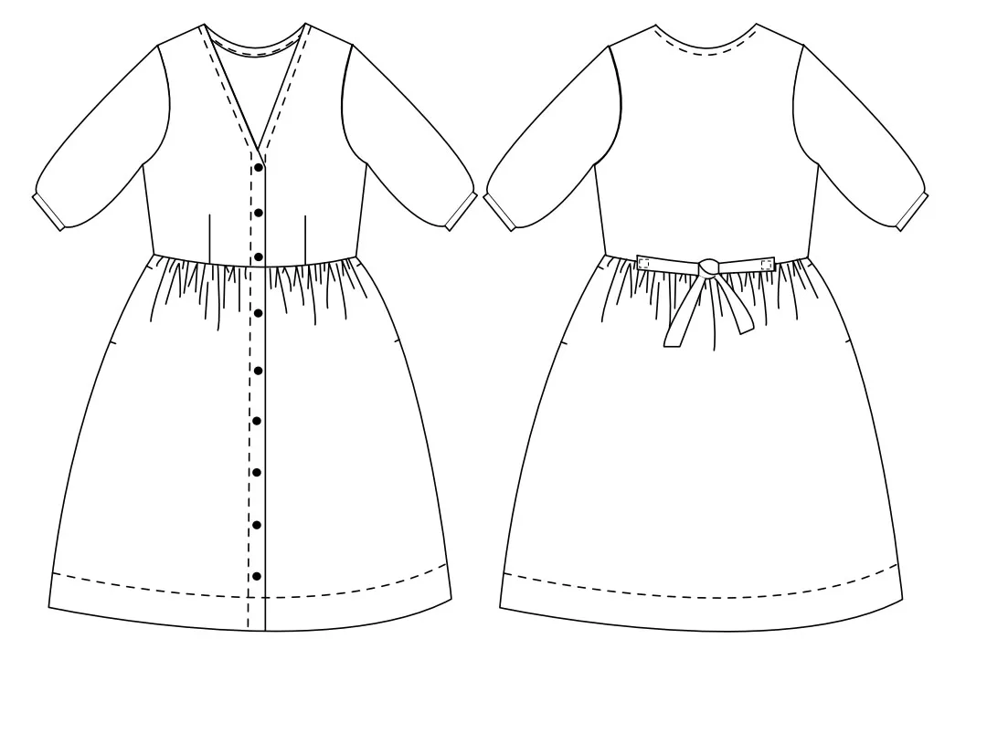 Платье-рубашка и туника-блуза XS-XL — лист 3