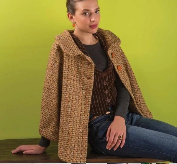 Женская накидка, кейп XS-XL