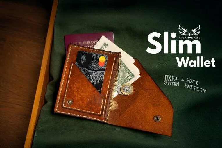 Кошелек Slim с отделениями для карт