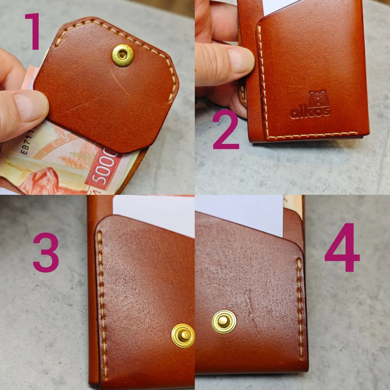Кошелёк Barnes из кожи