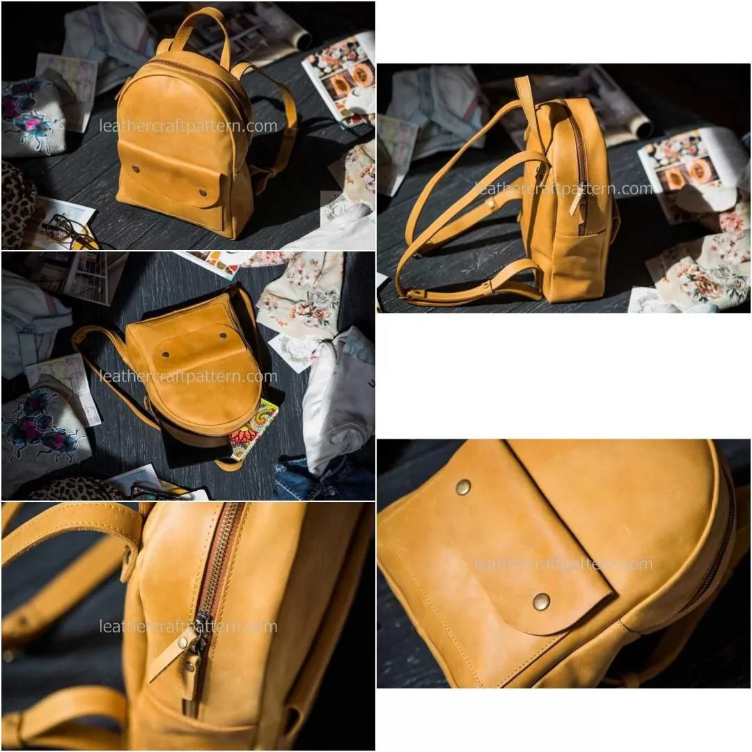 Рюкзак из кожи, модель LeatherHubPatterns