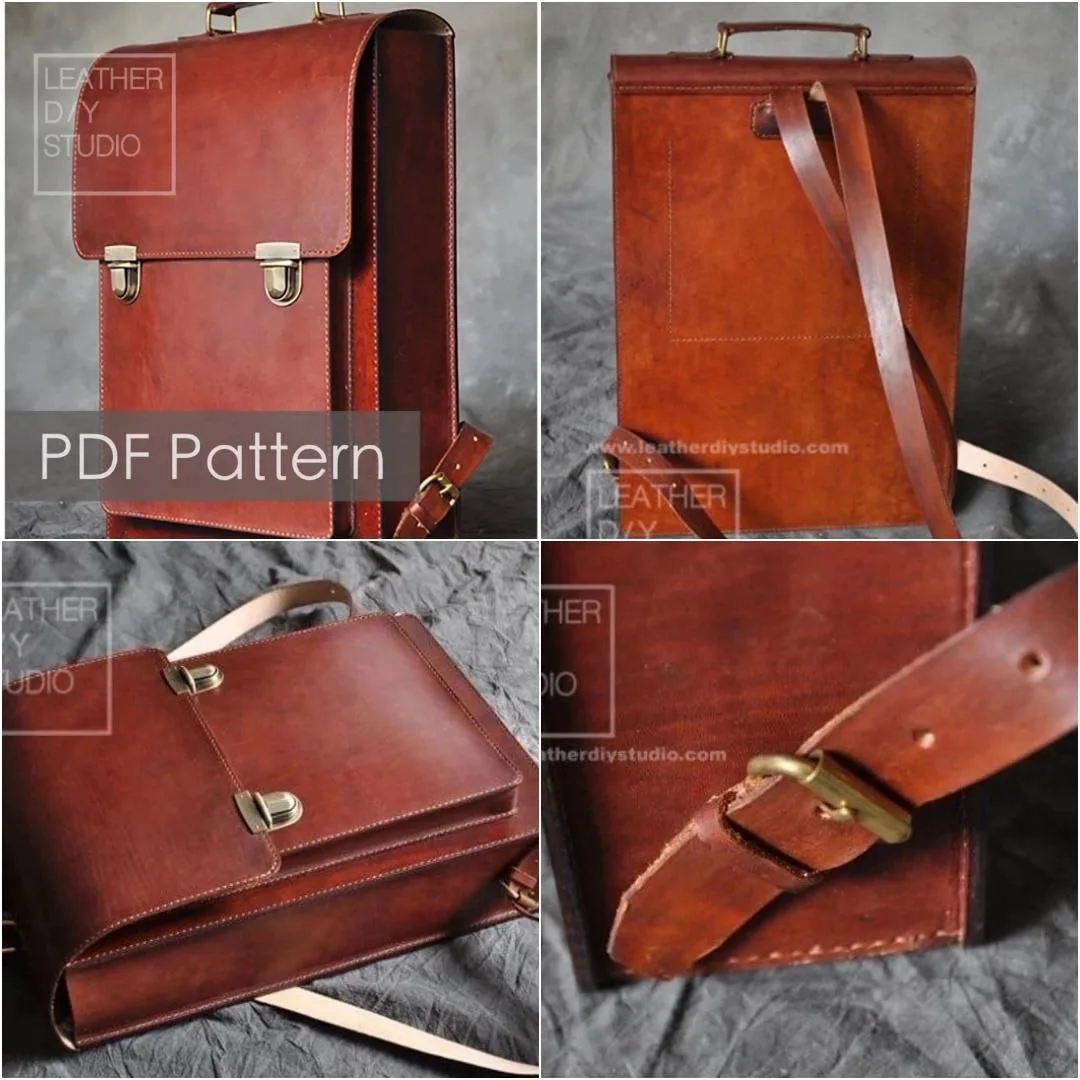Рюкзак от Leather DIY Studio