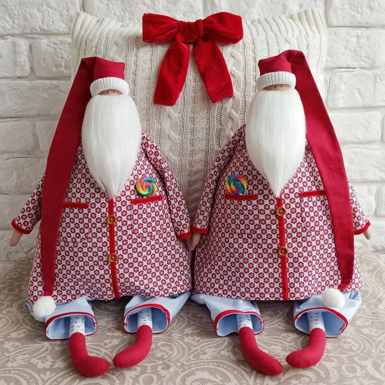 Тильда Санта Клаус, мягкая игрушка