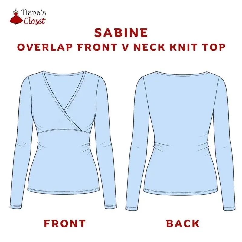 Трикотажный топ Sabine